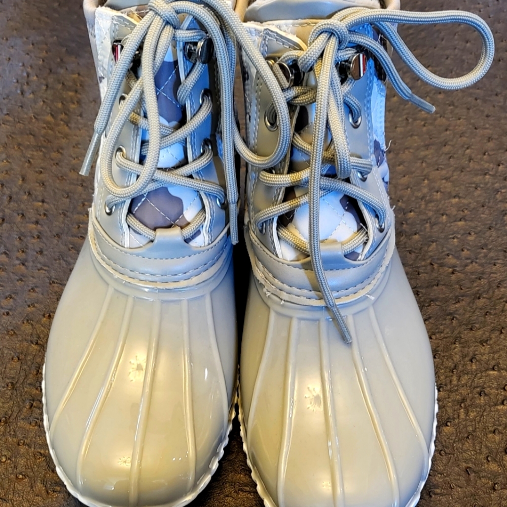 Gray Rain Boots - image 1